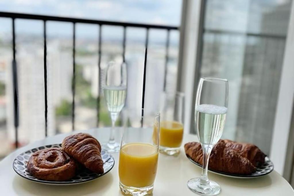 Ciel De Paris : Vue Tour Eiffel Leilighet Choisy-le-Roi Eksteriør bilde