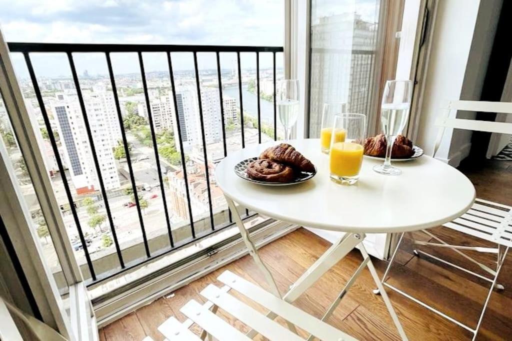 Ciel De Paris : Vue Tour Eiffel Leilighet Choisy-le-Roi Eksteriør bilde
