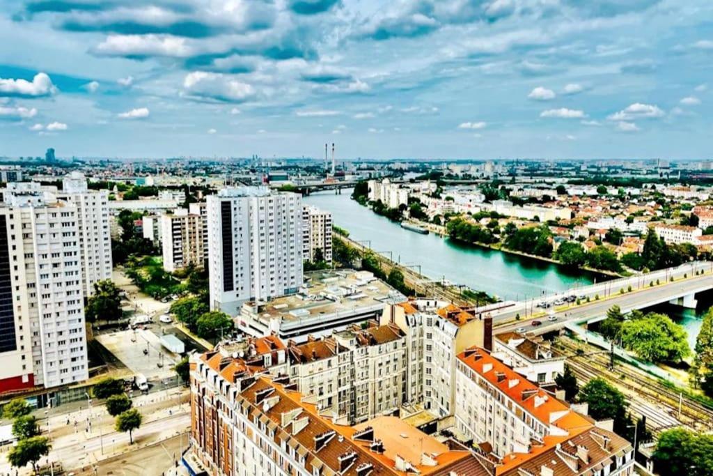 Ciel De Paris : Vue Tour Eiffel Leilighet Choisy-le-Roi Eksteriør bilde