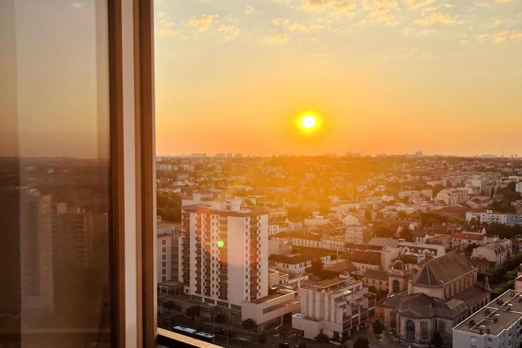 Ciel De Paris : Vue Tour Eiffel Leilighet Choisy-le-Roi Eksteriør bilde